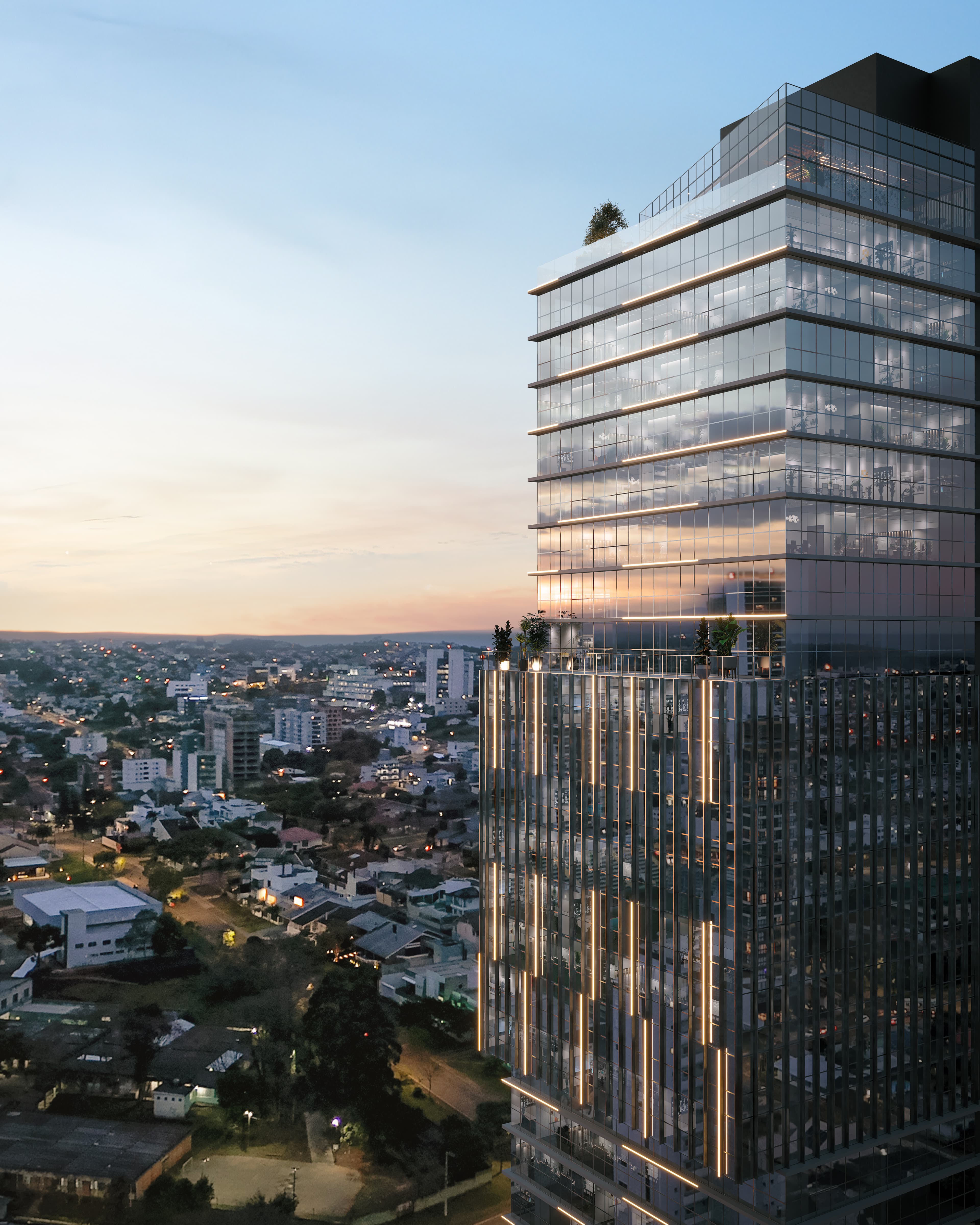 Vista do empreendimento Valley Business Center